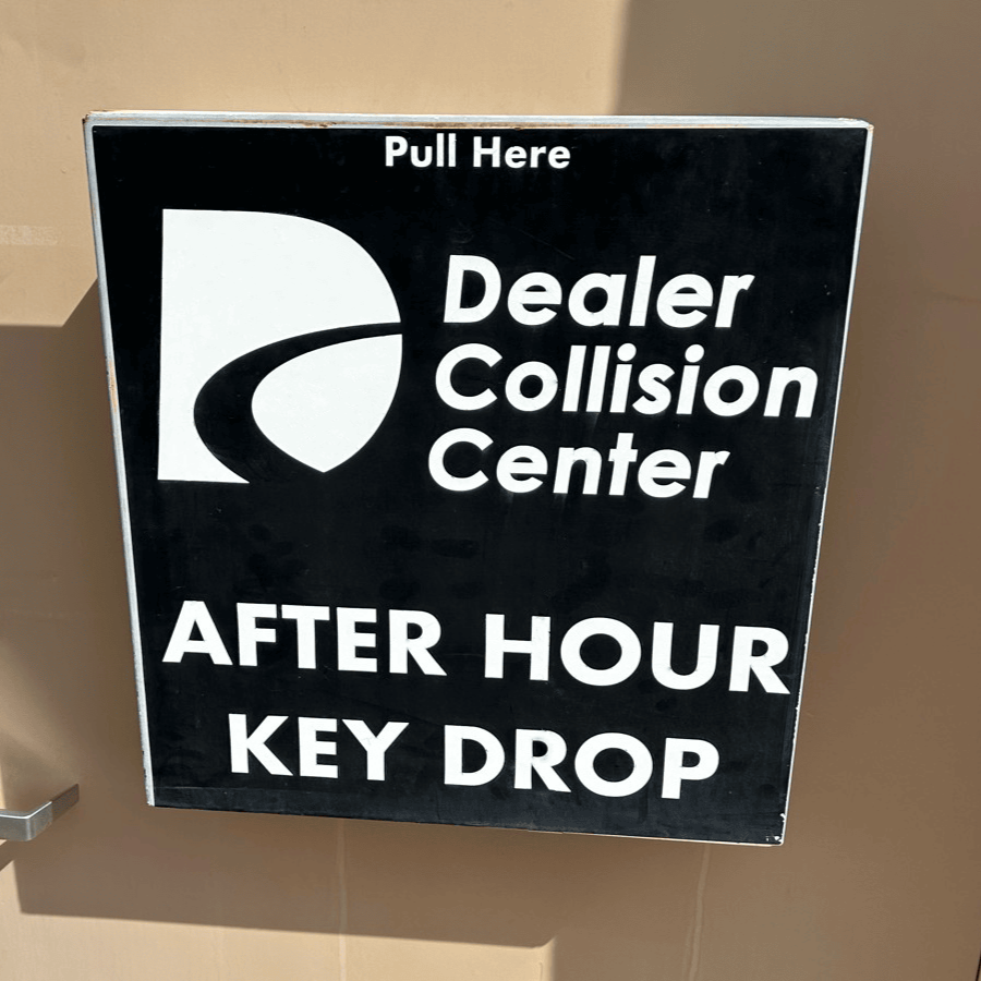 The After Hour Key Drop location at Dealer Collision Center